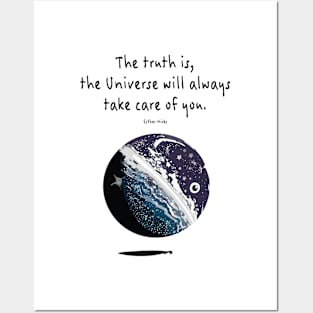 the Universe will always take care of you Esther Hicks Motivational Quote Posters and Art